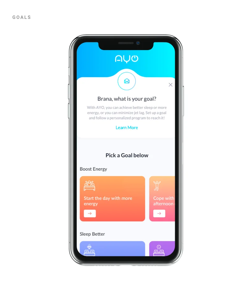 GoAyo — website design